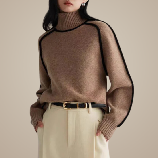 Emily | Sweter z Golfem