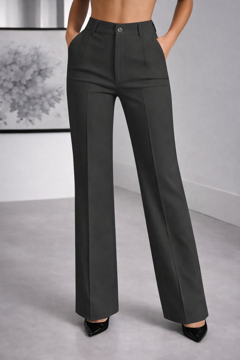 Isla | Eleganckie spodnie z wysokim stanem