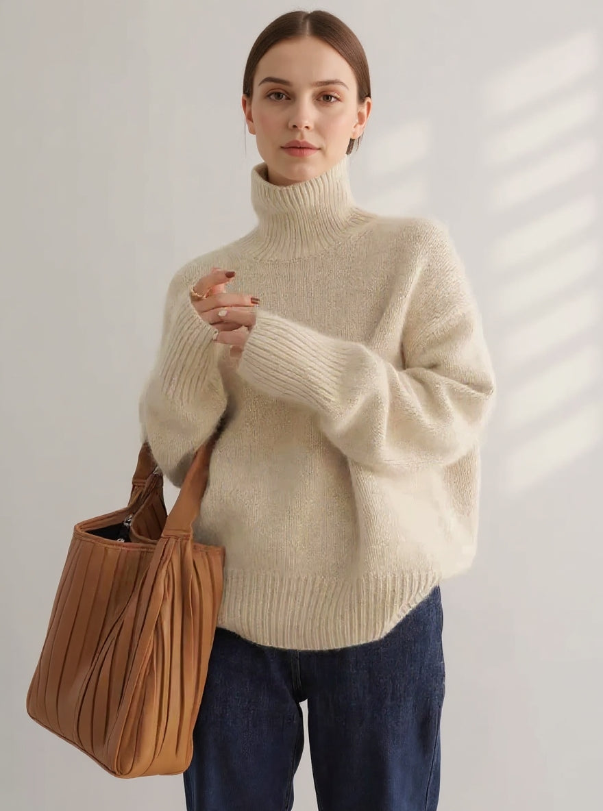 Isabella | Sweter z Kołnierzem