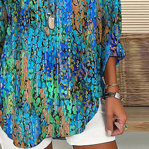 Elise | Zielona Bluzka z Dekoltem V