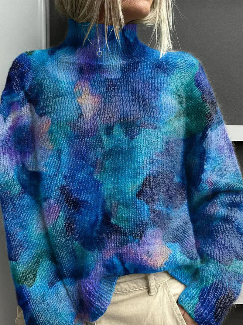 Ashley | Ciepły Sweter z Golfem