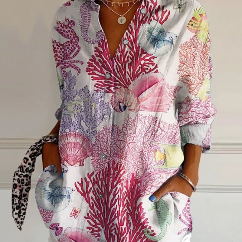 Diane | Elegancka Artystyczna Bluzka