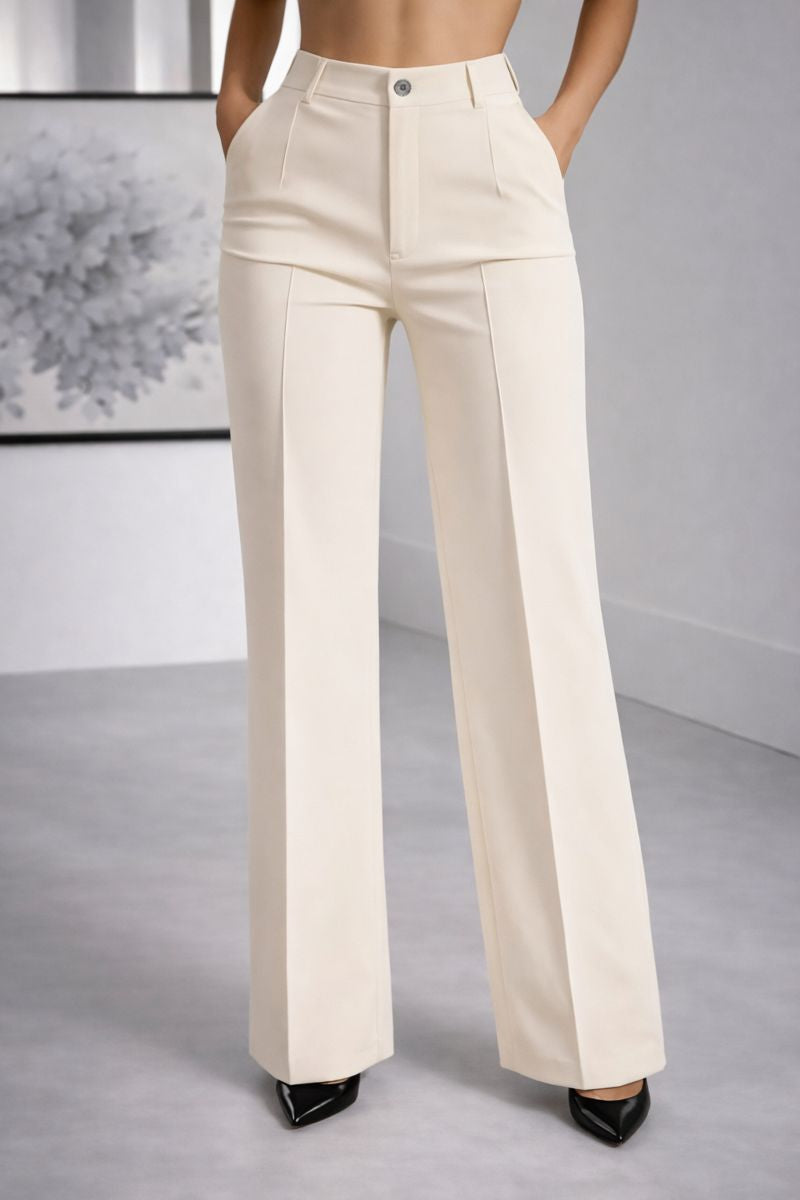 Isla | Eleganckie spodnie z wysokim stanem