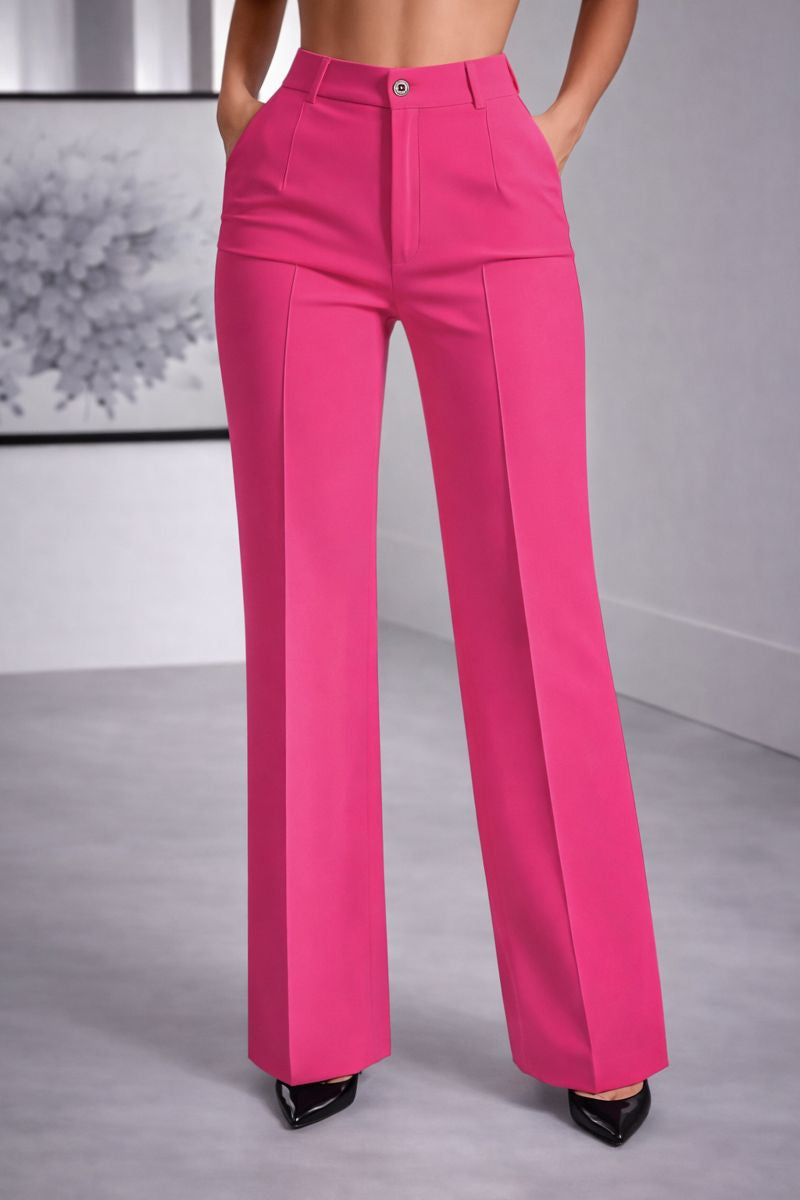 Isla | Eleganckie spodnie z wysokim stanem