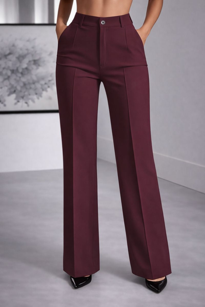 Isla | Eleganckie spodnie z wysokim stanem