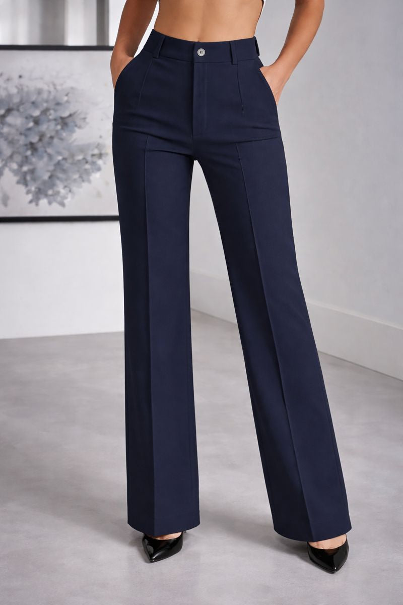 Isla | Eleganckie spodnie z wysokim stanem