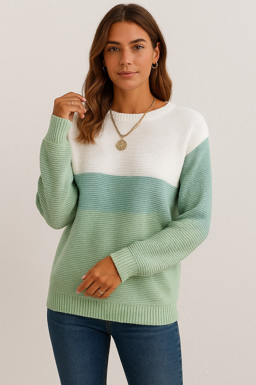 Clara | Sweter z Golfem